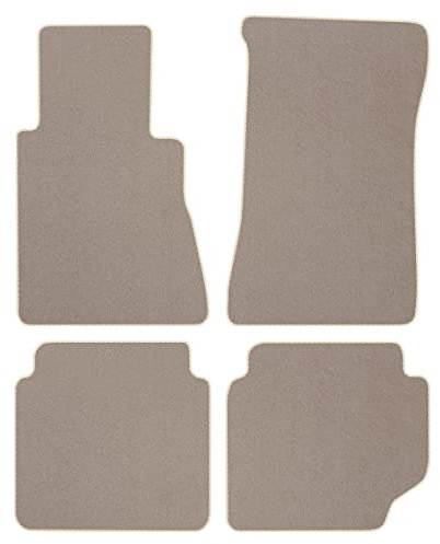 Velourmattenset für Mercedes E-Klasse W123 Bj. 1975-1986 STD BEIGE Passform Neu Veloursfussmatten Automatten