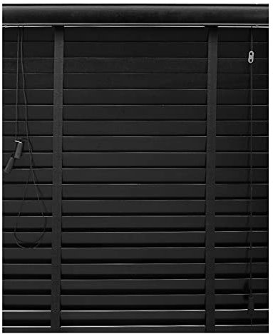 Sonakia Wooden Venetian Blinds, Horizontal Window Blinds, Wood Blinds With 50mm/2in Slats, Interior Light Filtering Venetian Shades, for Windows/Doors,WxH-80x80cm/31.5 * 31.5in