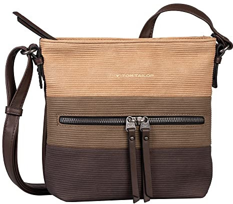 TOM TAILOR bags Ellen Special Damen Umhängetasche Crossbody Bag Mittelgroß Braun
