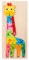 Wooden Toddler Jigsaw Puzzles for Girls Boys | Montessori Wooden Toys for Kids Gifts Age 2 3 (Giraffe)