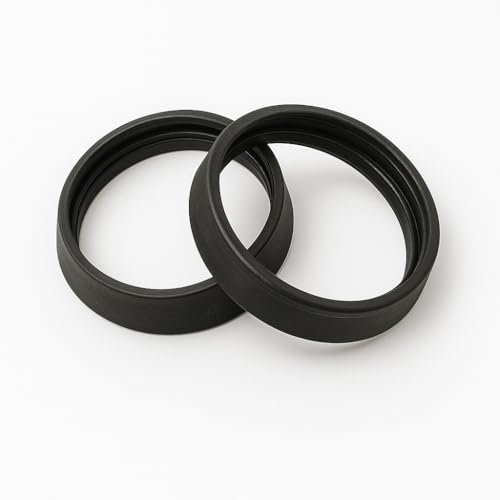 Rubber Olive Washers 32mm (1-1/4) for Waste Pipe Compression Fittings | Leak-Resistant Black Rubber Outlet Seal for Basin & Trap Plumbing | Pack of 2
