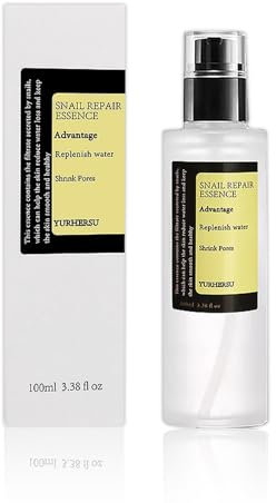 Advanced Snail 96 Mucin Power Essence, Snail Mucin Power Essence, Schneckenkollagen Seren, Anti Aging Serum, Hautreparaturserum, Natürlich Feuchtigkeitsspendend für Alle Hauttypen, 100ml