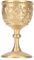 Sluffs Handgefertigter Vintage-Becher mit Prägung, Goldkelch, Retro-Prägestil, verdicktes Messing, eleganter Glanz-Zuhälterbecher für Party, Bankett, Hochzeit