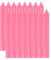 Stabkerzen Neon Pink, Leuchterkerzen 16 Stück Ohne Duft Länge 17 cm