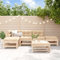 Keyroto 6-TLG. Garten-Lounge-Set mit Kissen Massivholz,Gartensofa,Loungemöbel,Garten Lounge,Lounge Sofa,Garten Sofa,Gartenmöbel,Balkon Sofa,Outdoor Sofa,Balkonmöbel,Gartenlounge,Balkon Möbel