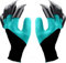 Gartenhandschuhe mit Krallen, Handschuhe zum Graben, Wasserdicht Dornenfeste Handschuhe, Grab Handschuhe Gartenarbeit, Garten Handschuhe mit 8 Krallen, Arbeitshandschuhe für Graben und Pflanzen