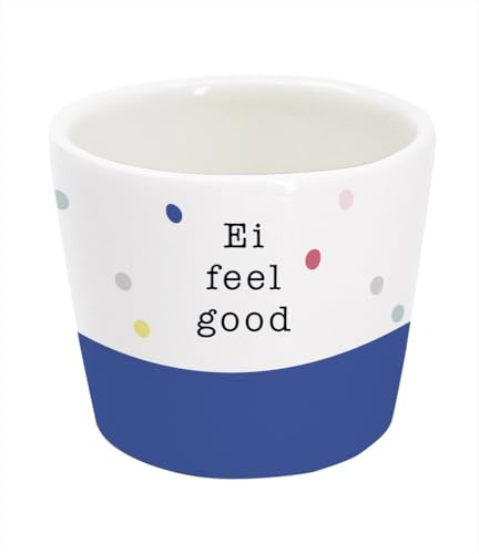 Grafik Werkstatt Eierbecher | Porzellan Becher | Ei feel good
