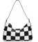 GSenhui Damen Handtaschen Hobo Bag Damen Klein Umhängetasche Kariert Schultertasche mit Reißverschluss Y2K Shoulder Bag für Frauen Reisen