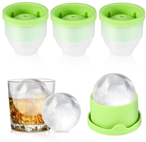 Molde de silicona para cubitos de hielo, 60 mm, sin BPA, para whisky, cócteles, zumo, chocolate, caramelos