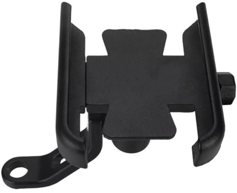 NNJIEUPO Motorrad Handyhalterung Für F700GS 2012-2021 2022 2023 2024 Motorrad Lenker Handy Halter GPS Stand Halterung Navigation Zubehör(Black,Mirror Holder)