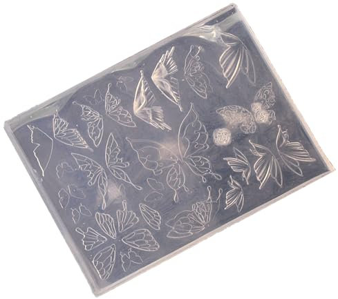 Mehrzweck-3D-Nagelkunst-Schablonen mit Schmetterlings- und Mond-Designs für Acrylnägel, Bastelprojekte
