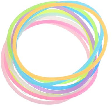 TOPPERFUN 10stücke Silikonarmbänder Leuchtende Wristbands Sportarmbänder Für Partys Outdoor-handschlaufe Herrenarmbänder Damen Armbänder Handgelenkbänder