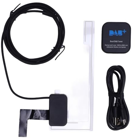 Srliya Auto DAB Radio Receiver Automatic Station Aktualisieren Sie den USB -Adapter für Digitale Broadcast -DAB -Box mit Antenne für Android -Stereoanlage