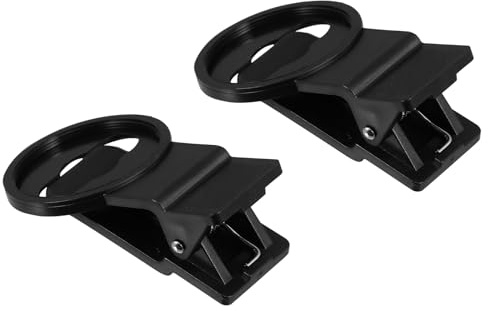 Mobestech Objektivklemmen mit Stabilem Clip aus Abs für Handyfotografie 2 Stück 37mm Universelle und Einfacher Tragbarkeit Passend für Verschiedene Smartphone Kameralinsen