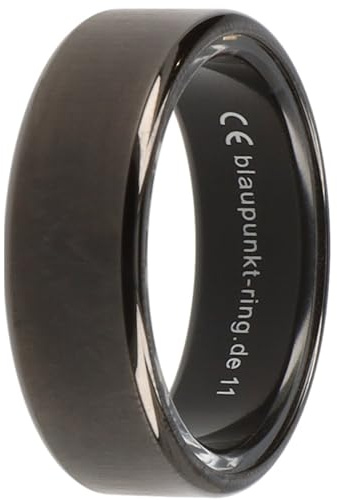Blaupunkt Smart Ring Pro | kein ABO | höchster Datenschutz | Keine Cloudanmeldung | Titan | Schritte, Schlaf, Puls, Blutsauerstoff SpO2, HRV | IP68 | für Android und iOS |