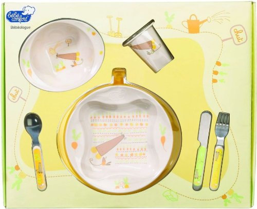Bébé Confort Coffret Repas Melamine Jardin De Lulu Collection 2009