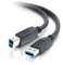 Cables To Go 81682 Câble USB 3.0 USB Type A mâle / USB Type B mâle Noir 3 m