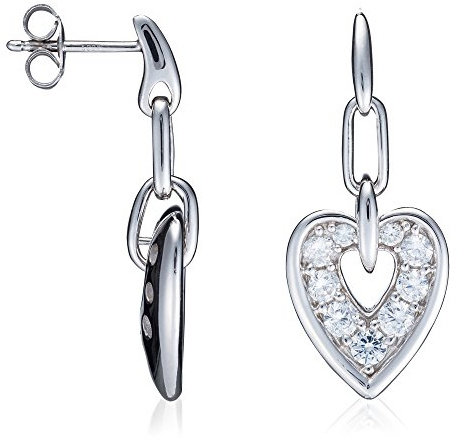 Orphelia Damen-Ohrhänger 925 Sterling Silber mit Cubic Zirkonia ZO-5959
