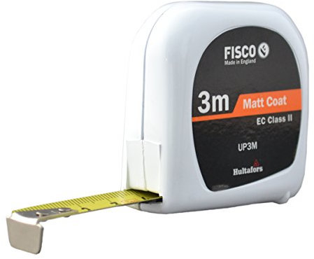 Fisco Uni-Plas - Flexómetro Clase II sin freno (3 m x 16 mm)