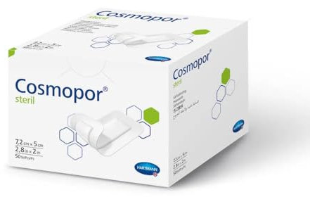 Hartmann Cosmopor® Sterile Wundauflage - 25 Stück - 10 x 6 cm | Packung (25 Stück)