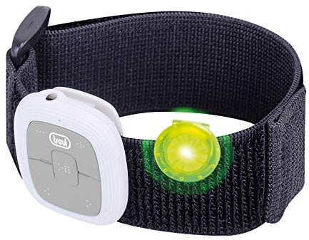 Trevi MPV 1703 S Lettore Mp3 con Clip a Molla e Fascia in Velcro per Uso Sportivo, Batteria Ricaricabile, Grigio