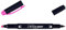Tombow WA-TC90 - Evidenziatore MONO EDGE con punta a cuneo e rotonda, 180 x 10 x 2 cm, colore: Rosa