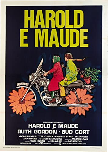 Harold & Maude - Poster cm. 30 x 40 - Shipped Rolled Inside Heavy Tube
