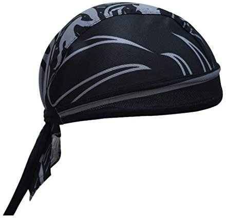 X-Labor Unisex Bandana Cap Atmungsaktiv UV Schutz Kopftuch Bikertuch Fahrrad Radsport MTB Kopfbedeckung schwarz