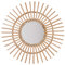 UNIVERSDECOR - Miroir rotin Bois Soleil diamètre 58 cm Atmosphera