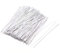 sourcing map 4 Inches Plastic Twist Ties Reusable Cable Cord Wire Ties White 500pcs