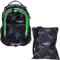 Elephant 2 Teile Set Schulrucksack HERO SIGNATURE Rucksack + Turnbeutel ATTACH BAG (Cyber Camo Grün)