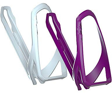 luckiner Lot de 2 porte-bidon pour vélo Blanc/violet