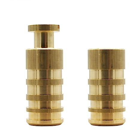 Linxor - Lot de 10 pitons escamotables en Laiton - Diam 20 mm