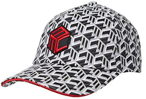 MCM Cubic Logo Jacquard Cap schwarz/weiß Einheitsgröße