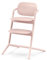 CYBEX Gold LEMO Hochstuhl, Mitwachsend, 3 - 99 Jahre, Verwendbar ab Geburt durch separate Aufsätze, Buchenholz/Aluminium/Kunststoff, Pearl Pink