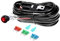 Willpower Kit di cablaggio universale per barra luminosa LED 12 V ON OFF Interruttore a bilanciere Relè Fusibile a lama per fari di guida fuoristrada, fendinebbia, luci di lavoro