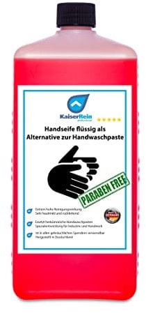 KaiserRein Handseife flüssigseife als Alternative zur Handwaschpaste I Unser Handreiniger hat eine extrem hohe Reinigungswirkung ist sehr haut mild und rückfettend (1L)