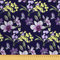 HEKO PANELS Stoff Oxford Wasserdichte Meterware CanvasPolyester Stoff Zum Nähen Nähstoffe Möbelstoffe Dekostoffe Handwerken Wasserabweisend Blickdicht Blumen Violett Lila 100 x 155 cm
