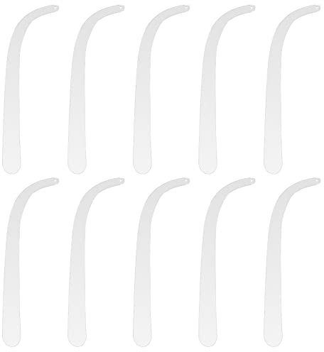 DOITOOL Lagerregal 10 Acryl-Ohrring-Sticks Ohrring-Anprobe-Sticks Ohrstecker-Creolen-Ohrring mit Anprobe-Sticks Transparente Ohrstecker-Sticks für Ohrringe Schmuckzubehör Ohrring- Anprobest?nder