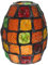 Angoily Glas Lichtschirm Kronleuchter Lichtabdeckung Marokkanisches Mosaik Lampenschirm Glasmalerei Einzelner Lampenschirm Ersatz Für Wandleuchte Pendelleuchte Stehlampe Bunt