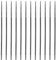 Be In Your Mind 12Pcs Round Chainsaw File Steel Chain Saw File Sharpener Accessories for 0.325 Medium Saws Chainsaw Sharpening File 4.8mmx200mm Silver