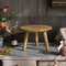 Mini Tabouret Rond en Bois, Table de Support de Plante D'intérieur, Présentoir de Tabouret en Bois Décoratif Support de Plante Moderne Support de Pot de Fleur pour Extérieur Intérieur Maison(S)