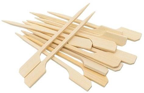 Bamboo Skewers BBQ Grill Set Wooden Paddle Gun Shaped - Choose Size 150mm - Pack of 1000