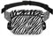 Gestreifte Zebra Gürteltasche für Frauen Mann Tier Zebra Hüfttasche Mode Crossbody Tasche Hüfte Bauchtasche mit verstellbarem Gurt für Outdoor Workout Casual Reisen Laufen Wandern Radfahren,
