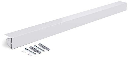 ERSATZKASSETTE DUSCHROLLO WEISS ODER SCHWARZ FÜR ERSATZROLLEN VON 60 CM BIS 180 CM (86 cm breit, Weiss)