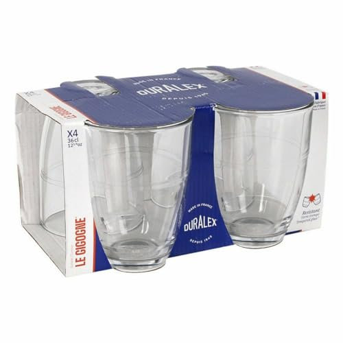Duralex Set de Vasos Gigogne 360 ml (4 Unidades)