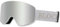 OLYSPM Skibrille,Motocross Brille,Magnetische Ski Brille mit Doppelschichtiger Linse für Herren und Damen,Zylindrische Skibrillen für Bessere Passform für Skifahren,Snowboarden,Radfahren
