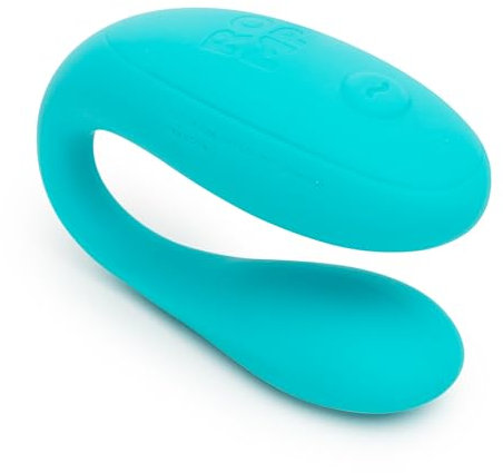ROMP Join Couples Vibrator - G-Punkt & Klitoris Stimulator - Wearable Vibrator Couple Sex Toy - Dual Stimulation - USB Wiederaufladbar & Wasserdicht Adult Sex Toy - Teal