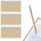 Aicharynic 120 Stück Bleistift HB, 100x7.2mm Mini Bleistifte mit Radiergummi HB Holz Golf Bleistift Set Naturholz Kurz Halbstifte Natur Holzbleistifte Halber Graphitstifte für Schüler Schule Zuhause