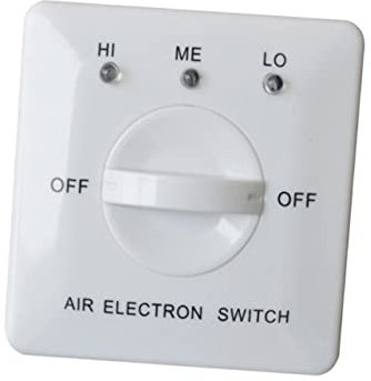 jojofuny Controlador De Aire Acondicionado Conmutador Panel Ventilador De Tres Velocidades Serpentín